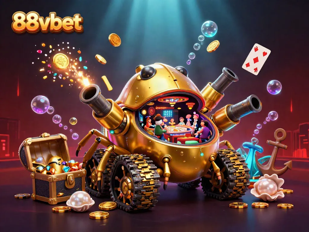 Experience the thrill of 88vbet with an explosive 3D casino environment filled with prizes and action.